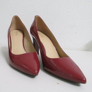 Michael Kors MK Pump Leather Upper Brandy Wine Heels Women’s Size 10M